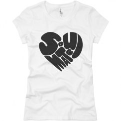 Ladies Slim Fit Basic Promo Jersey Tee