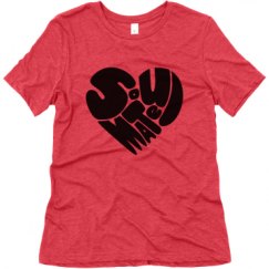 Ladies Relaxed Fit Super Soft Triblend Tee