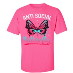 Unisex Ultra Cotton Safety Neon Crewneck Tee