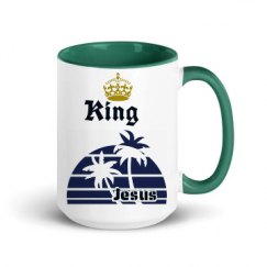 15oz Ceramic Mug with Color Inside