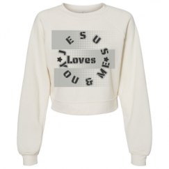 Women's Raglan Pullover Fleece