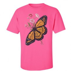 Unisex Ultra Cotton Safety Neon Crewneck Tee