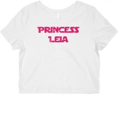 Ladies Slim Fit Crop Top Tee