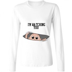 Ladies Relaxed Fit Basic Long Sleeve Tee