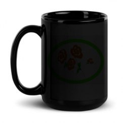 15oz Black Glossy Mug