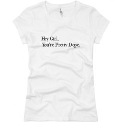 Ladies Slim Fit Basic Promo Jersey Tee