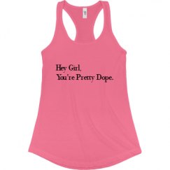 Ladies Slim Fit Racerback Tank Top