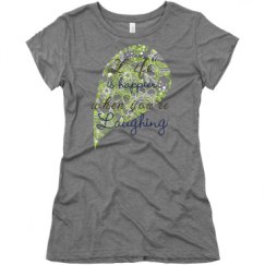 Ladies Slim Fit Super Soft Triblend Tee