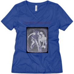 Ladies Relaxed Fit V-Neck Tee