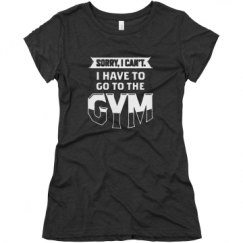 Ladies Slim Fit Super Soft Triblend Tee