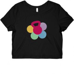 Ladies Slim Fit Crop Top Tee