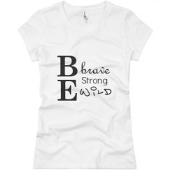Ladies Slim Fit Basic Promo Jersey Tee