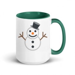 15oz Ceramic Mug with Color Inside