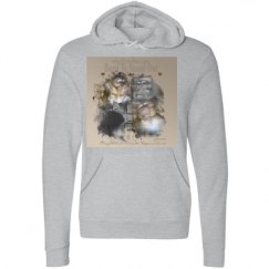 Unisex Fleece Pullover Midweight Hoodie