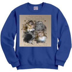 Unisex Film and Foil Crewneck Sweatshirt