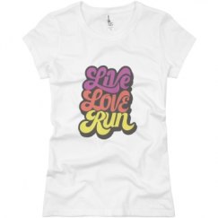 Ladies Slim Fit Basic Promo Jersey Tee