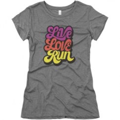 Ladies Slim Fit Super Soft Triblend Tee