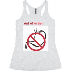 Ladies Slim Fit Super Soft Racerback Triblend Tank