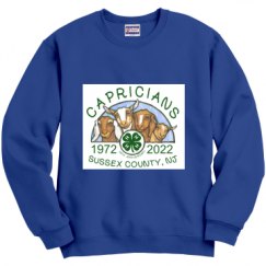 Unisex Film and Foil Crewneck Sweatshirt