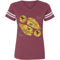 Ladies Relaxed Fit Vintage Sports Tee