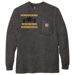 Unisex Carhartt Pocket Long Sleeve Tee