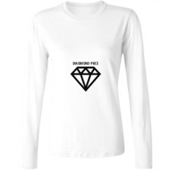 Ladies Relaxed Fit Basic Long Sleeve Tee