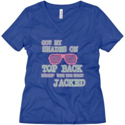 Ladies Relaxed Fit V-Neck Tee