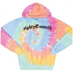 Unisex Tie-Dye Fleece Hoodie