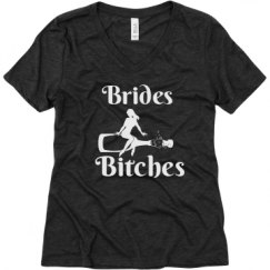 Ladies Relaxed Fit Super Soft Triblend V-Neck Tee