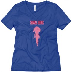Ladies Relaxed Fit V-Neck Tee