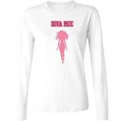 Ladies Relaxed Fit Basic Long Sleeve Tee