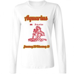 Ladies Relaxed Fit Basic Long Sleeve Tee