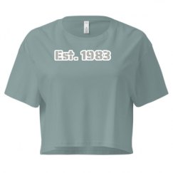 Ladies Festival Cali Crop Top Tee