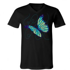 Unisex V-Neck Jersey Tee