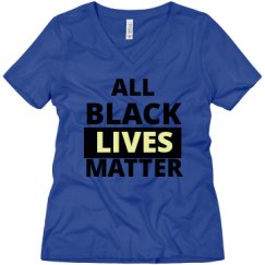 Ladies Relaxed Fit V-Neck Tee