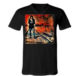 Unisex V-Neck Jersey Tee