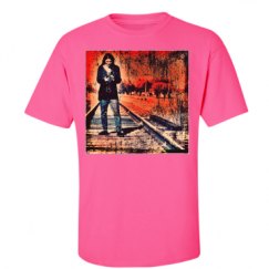 Unisex Ultra Cotton Safety Neon Crewneck Tee