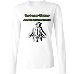 Ladies Relaxed Fit Basic Long Sleeve Tee