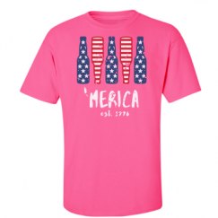 Unisex Ultra Cotton Safety Neon Crewneck Tee