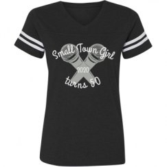 Ladies Relaxed Fit Vintage Sports Tee