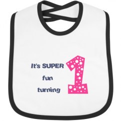 Infant Contrast Trim Bib