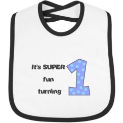 Infant Contrast Trim Bib