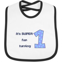 Infant Contrast Trim Bib