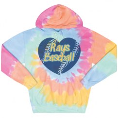 Unisex Tie-Dye Fleece Hoodie