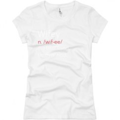 Ladies Slim Fit Basic Promo Jersey Tee