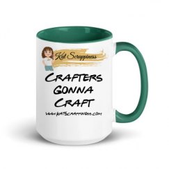 15oz Ceramic Mug with Color Inside