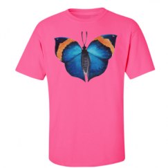 Unisex Ultra Cotton Safety Neon Crewneck Tee