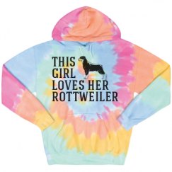 Unisex Tie-Dye Fleece Hoodie