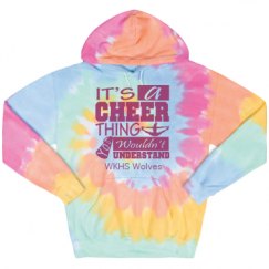 Unisex Tie-Dye Fleece Hoodie