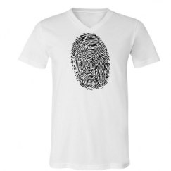 Unisex V-Neck Jersey Tee